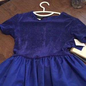 Girl’s blue dress
